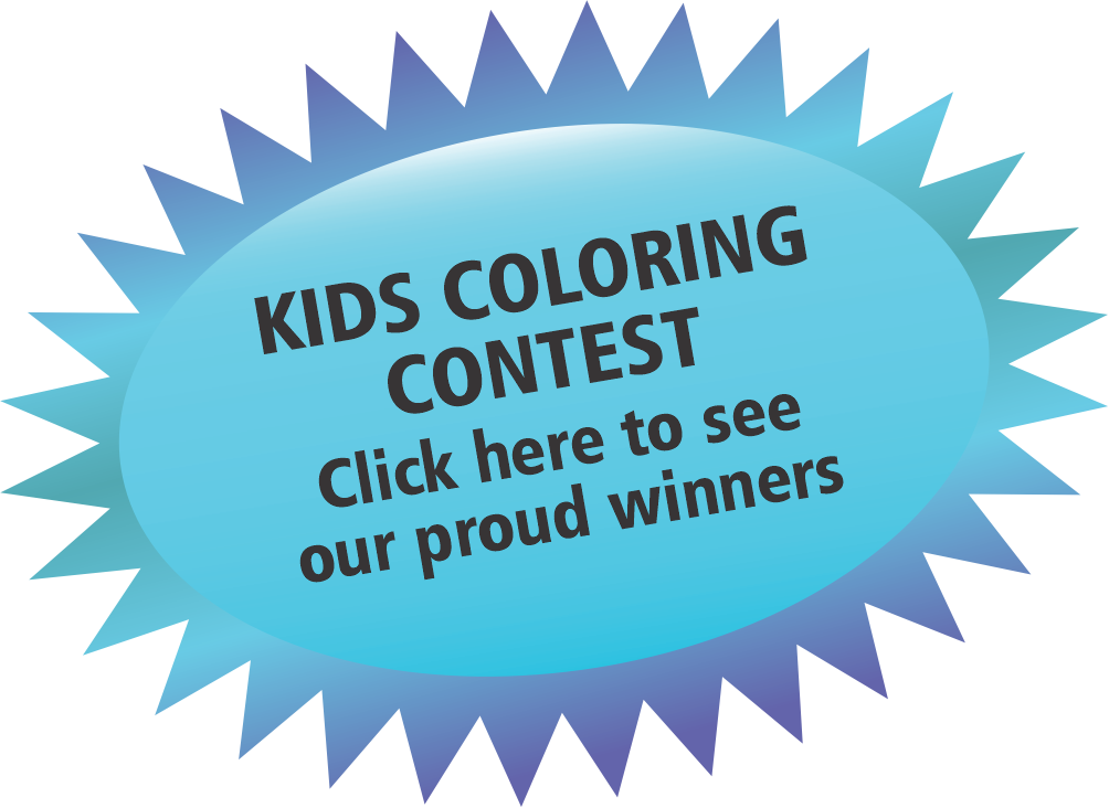 Coloring page contest winner